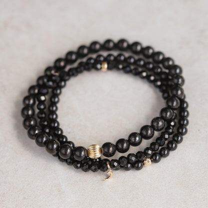 Black Onyx Bracelet - 14K