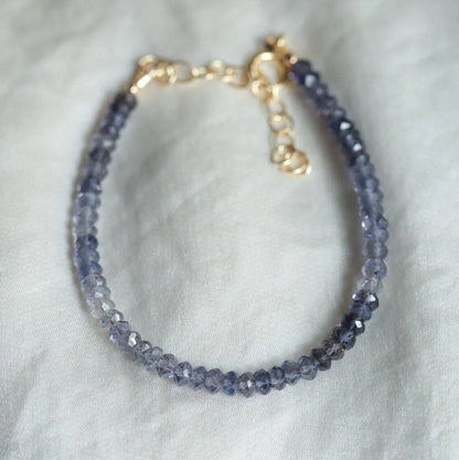 Iolite Ombre Bracelet - 14K