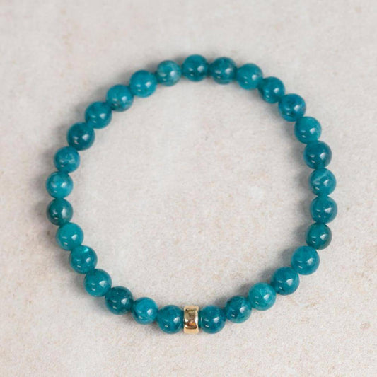 Neon Blue Apatite - 14K