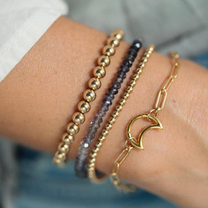 Iolite Ombre Bracelet - 14K