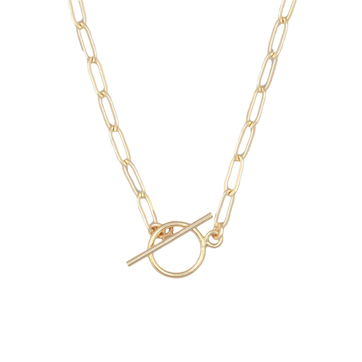 14K gold filled Everyday Gold Necklace from Earthly Abundance featuring a delicate chain and simple pendant design.