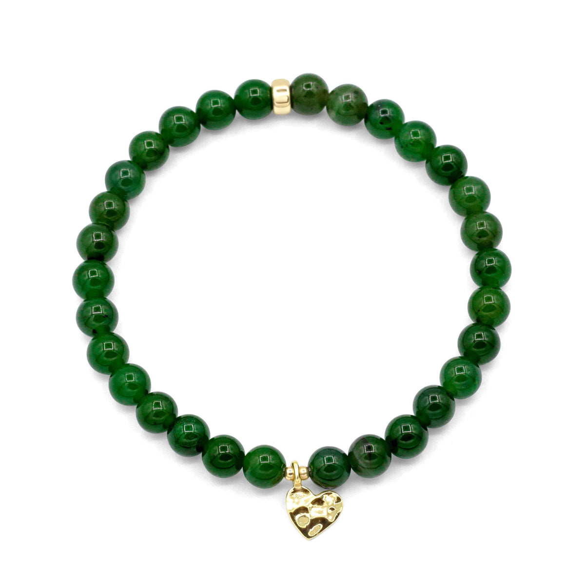 Canadian Jade bracelet | smooth round jade | real jade bracelet | [EBCM1106] natural jade | gold jade | jade bracelet | women's jade