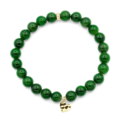 Canadian Jade bracelet | smooth round jade | real jade bracelet | [EBCM1106] natural jade | gold jade | jade bracelet | women's jade