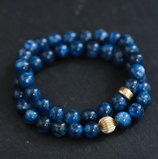 Blue Kyanite Bracelet 8mm