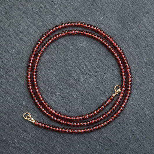 Natural Garnet Necklace