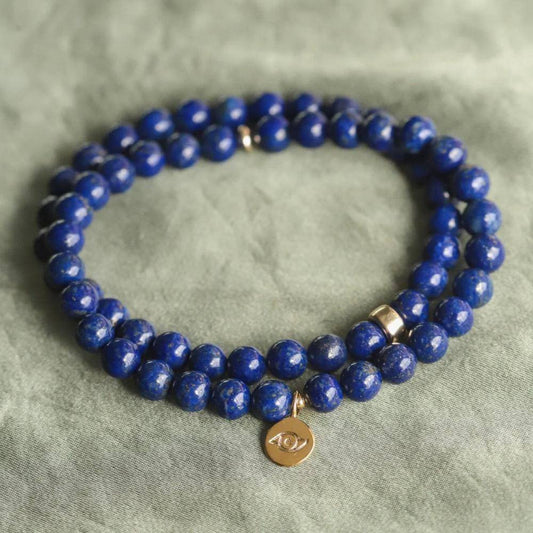 Lapis Lazuli Bracelet - 14K