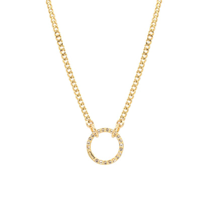 14k Gold Filled Curb Chain Necklace