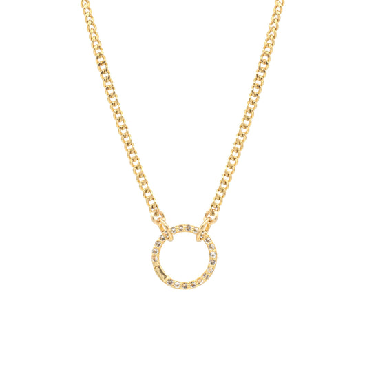 14k Gold Filled Curb Chain Necklace