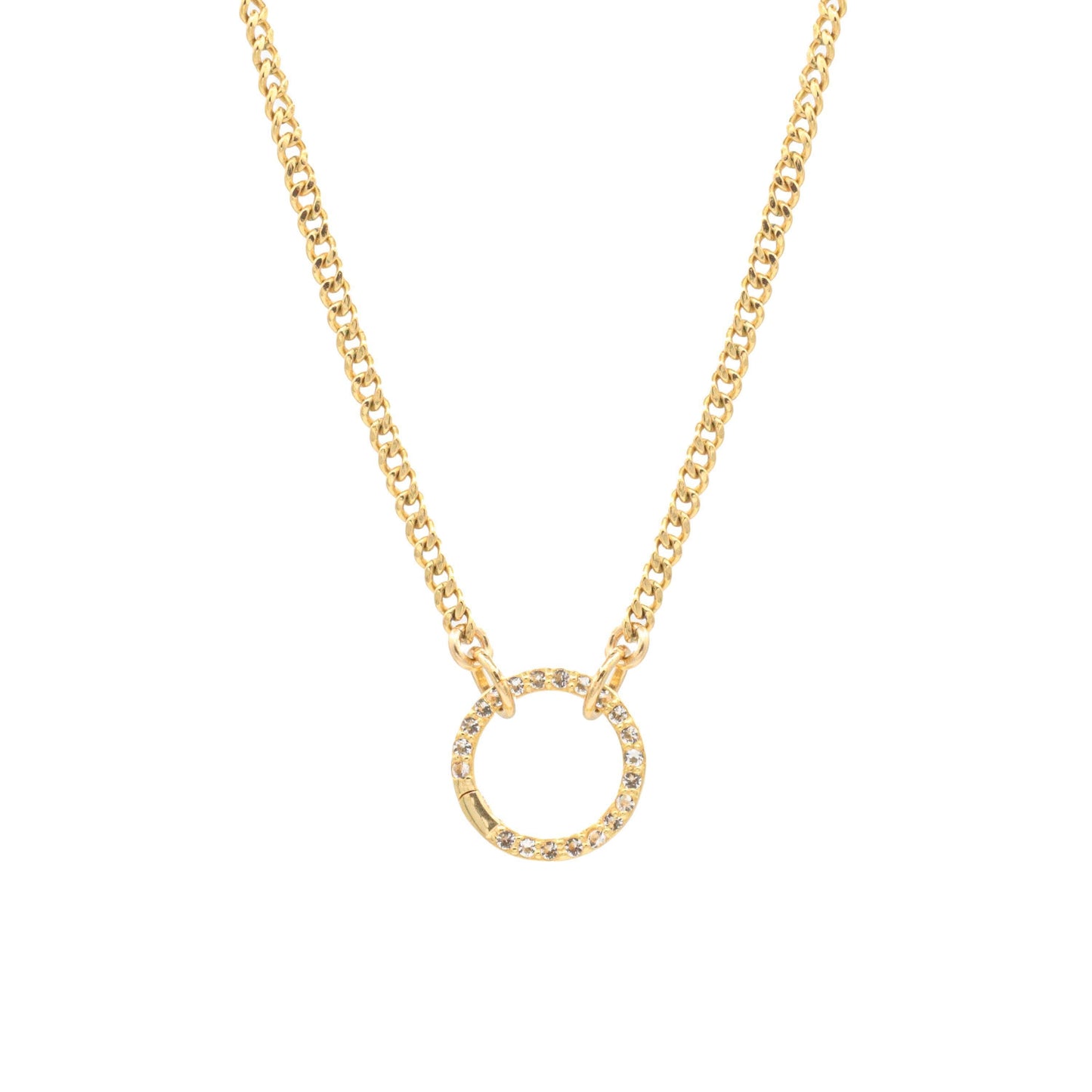 14k Gold Filled Curb Chain Necklace