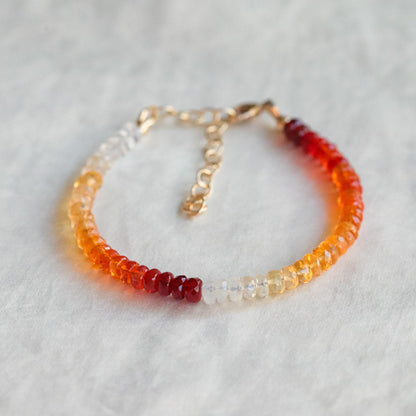 Mexican Fire Opal Bracelet