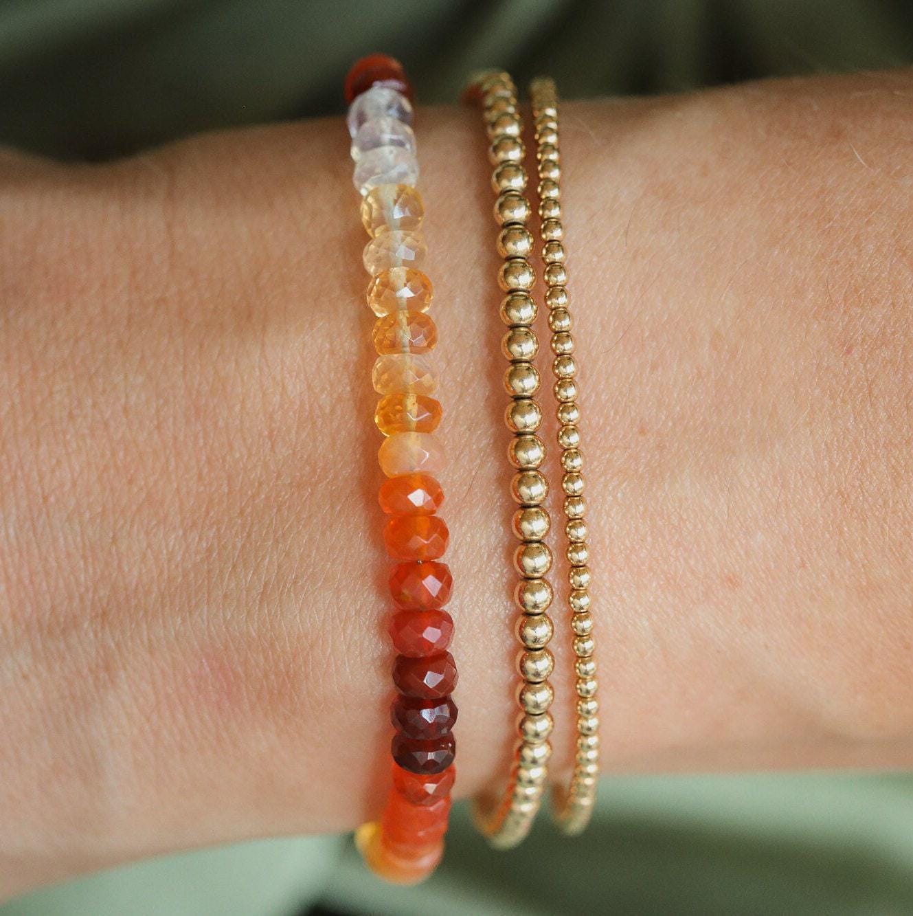 Mexican Fire Opal Bracelet