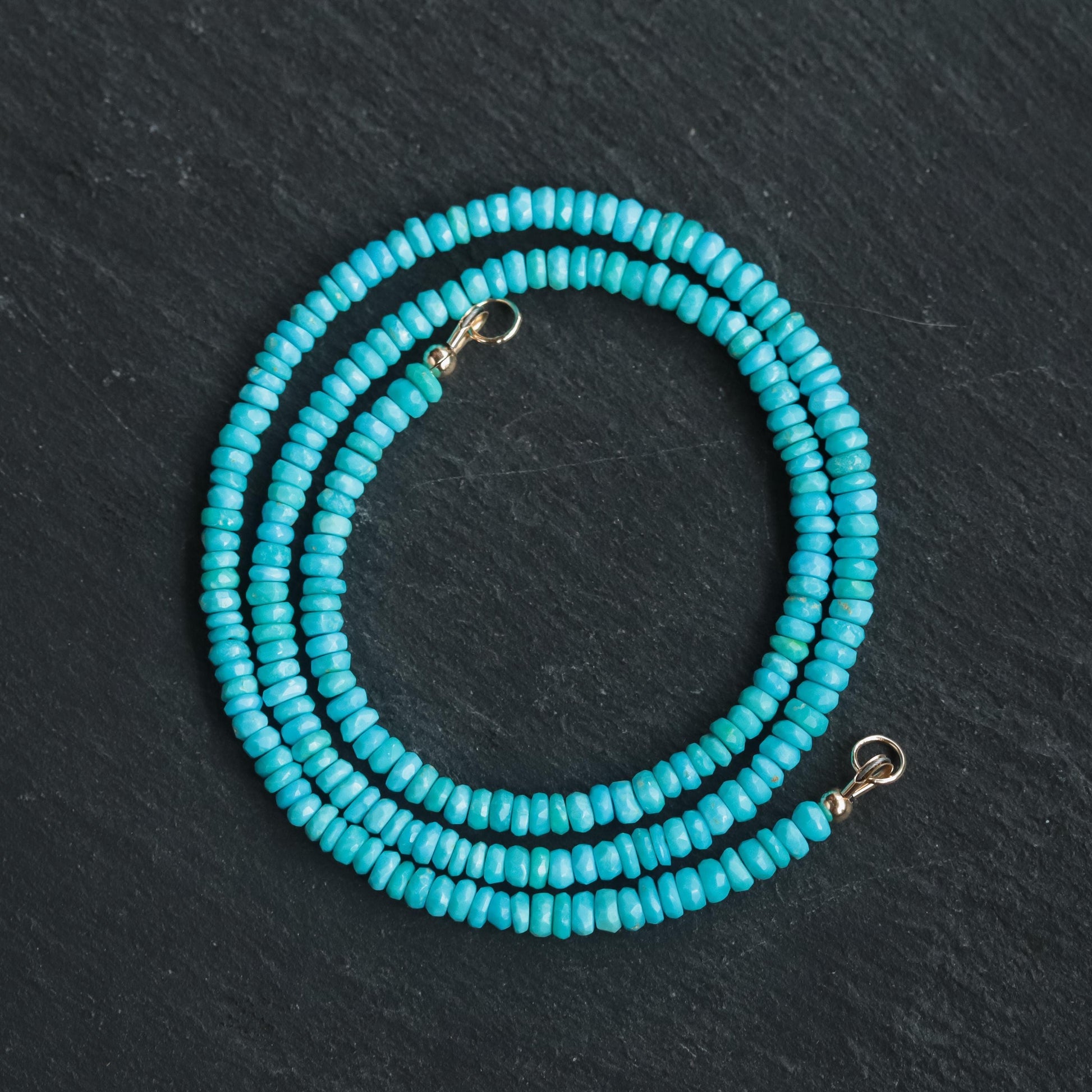 Sleeping Beauty Necklace - 14K