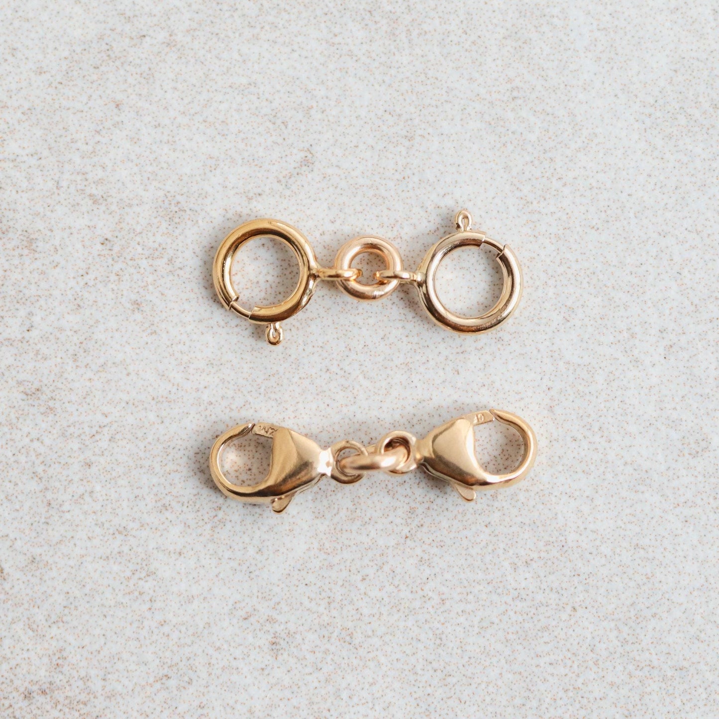 14K gold filled necklace connector PD