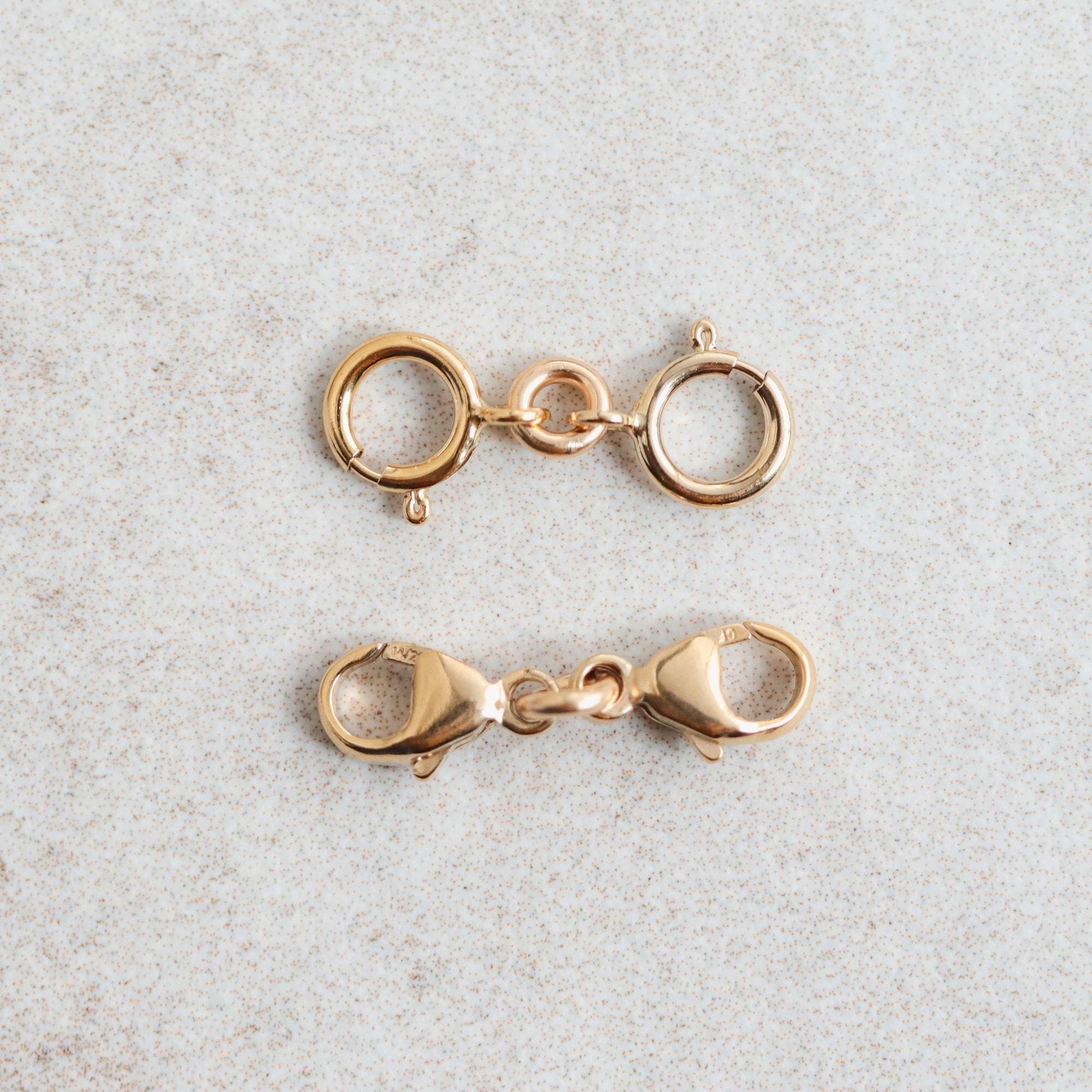 14K gold filled necklace connector PD