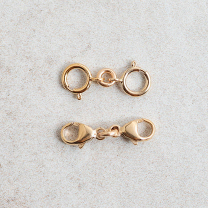 14K gold filled necklace connector PD