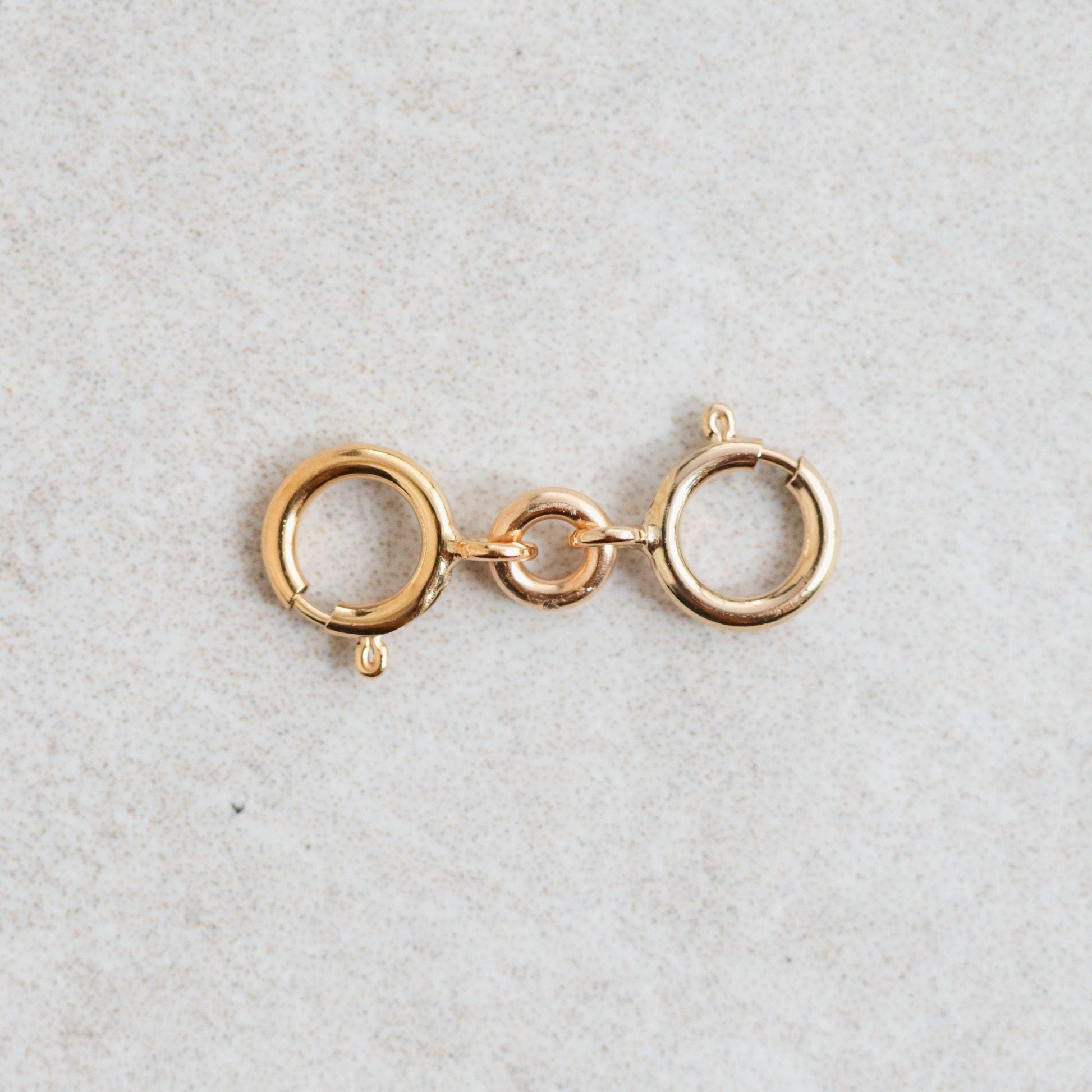 14K gold filled necklace connector PD