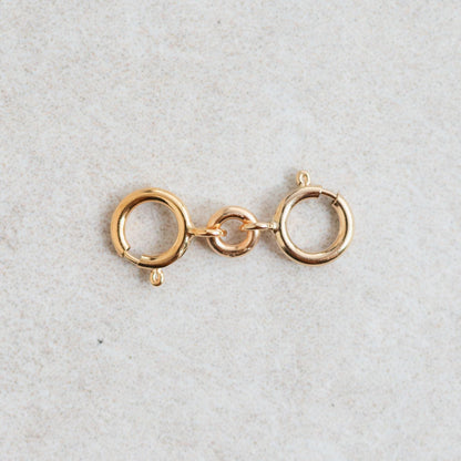 14K gold filled necklace connector PD