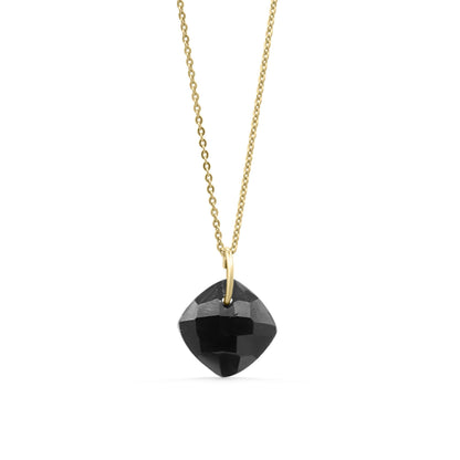 Cusion Gemstone pendant necklace
