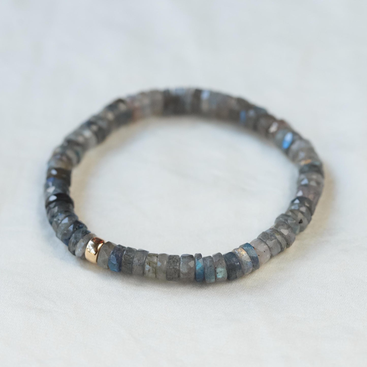 Labradorite Heishi Bracelet