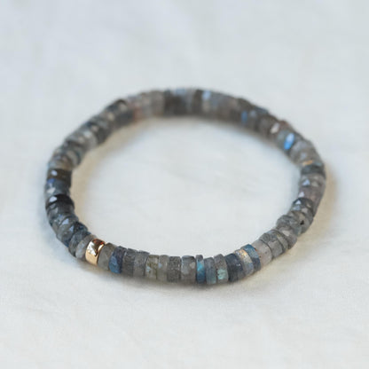 Labradorite Heishi Bracelet