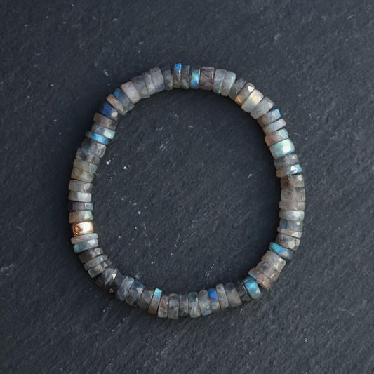 Labradorite Heishi Bracelet