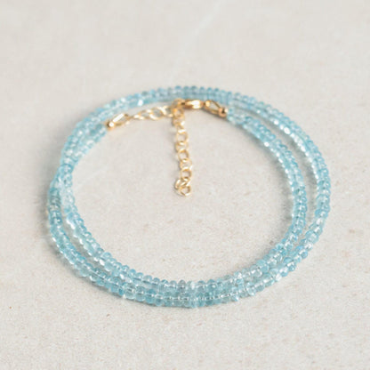 AAAA+ Aquamarine Necklace | March Birthstone | Women's Aquamarine Necklace [ENAP1475] | blue aquamarine | Natural Aquamarine | aquamarine