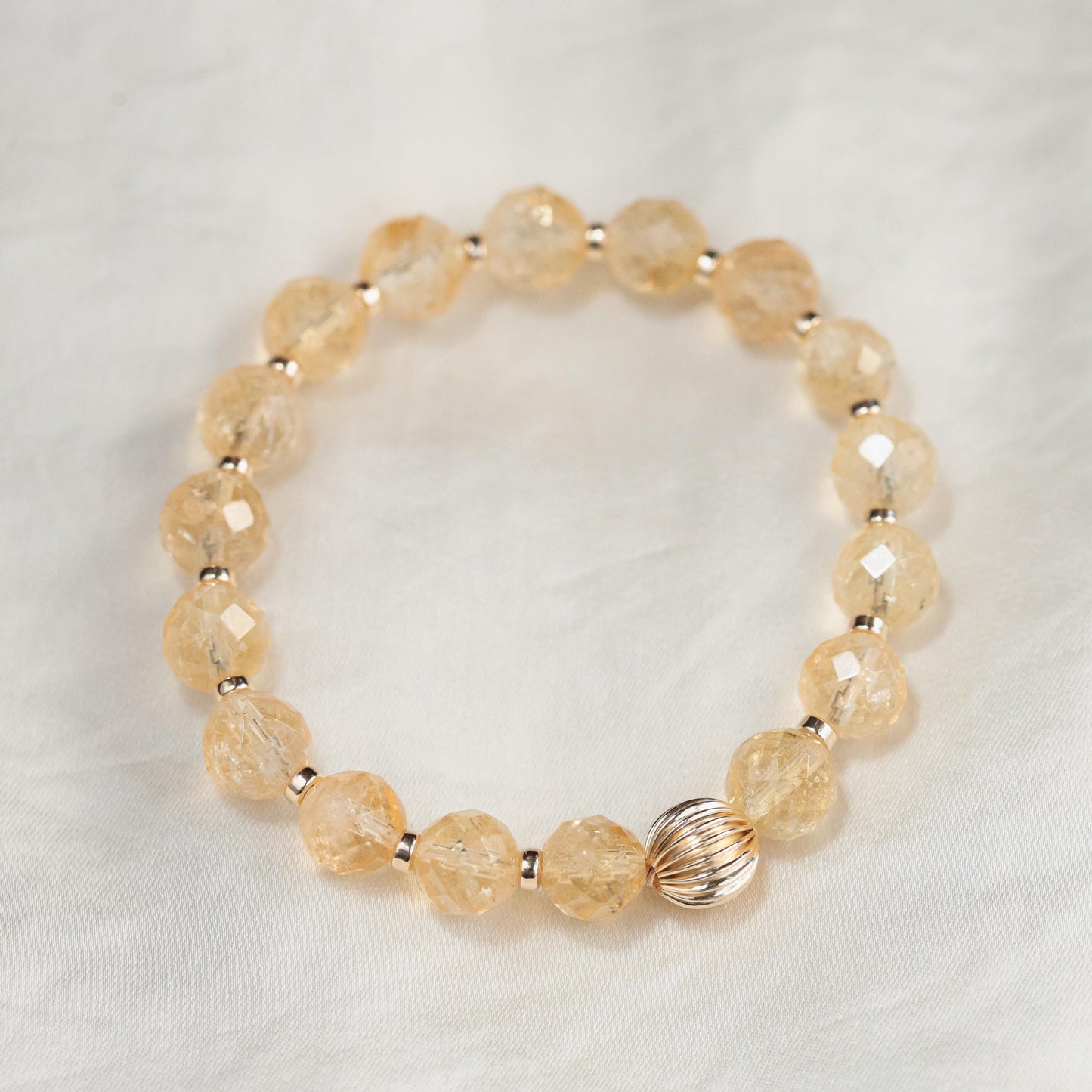 Faceted Citrine
