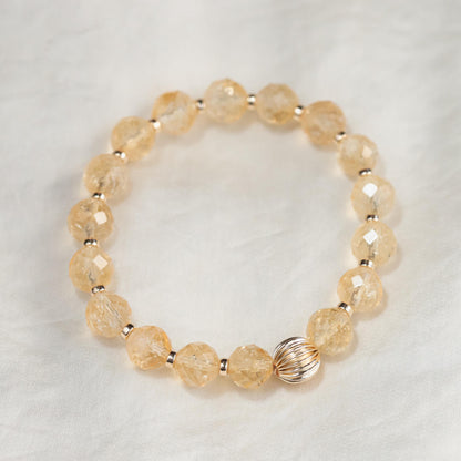 Faceted Citrine