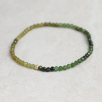 Green Tourmaline - 14K