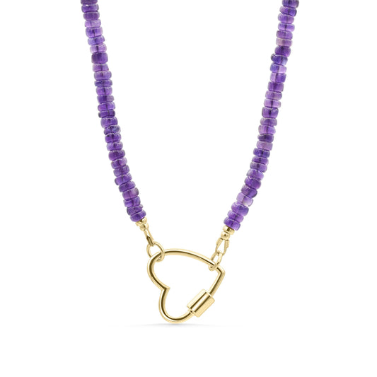 Smooth Amethyst Necklace