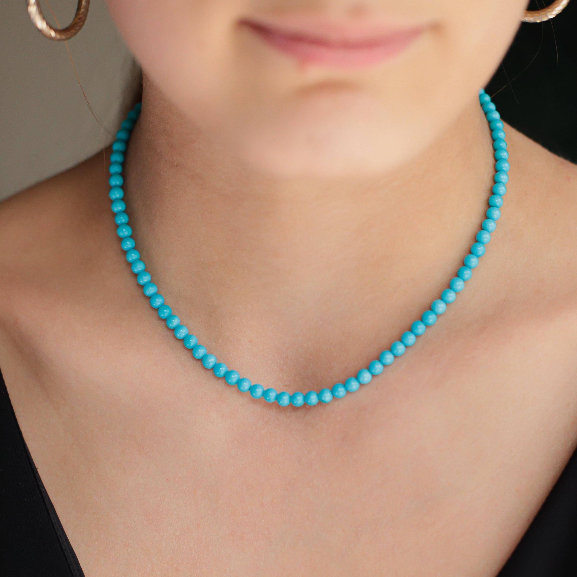 14K Sleeping Beauty Turquoise