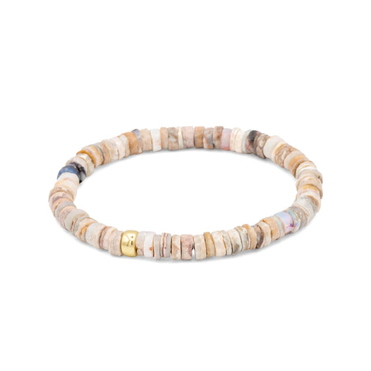 Australian Opal Heishi Bracelet