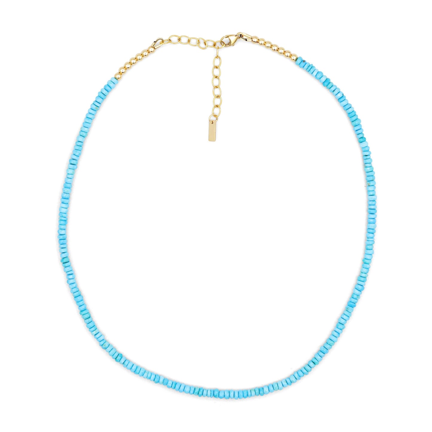 Sleeping Beauty Choker - 14K Gold Filled