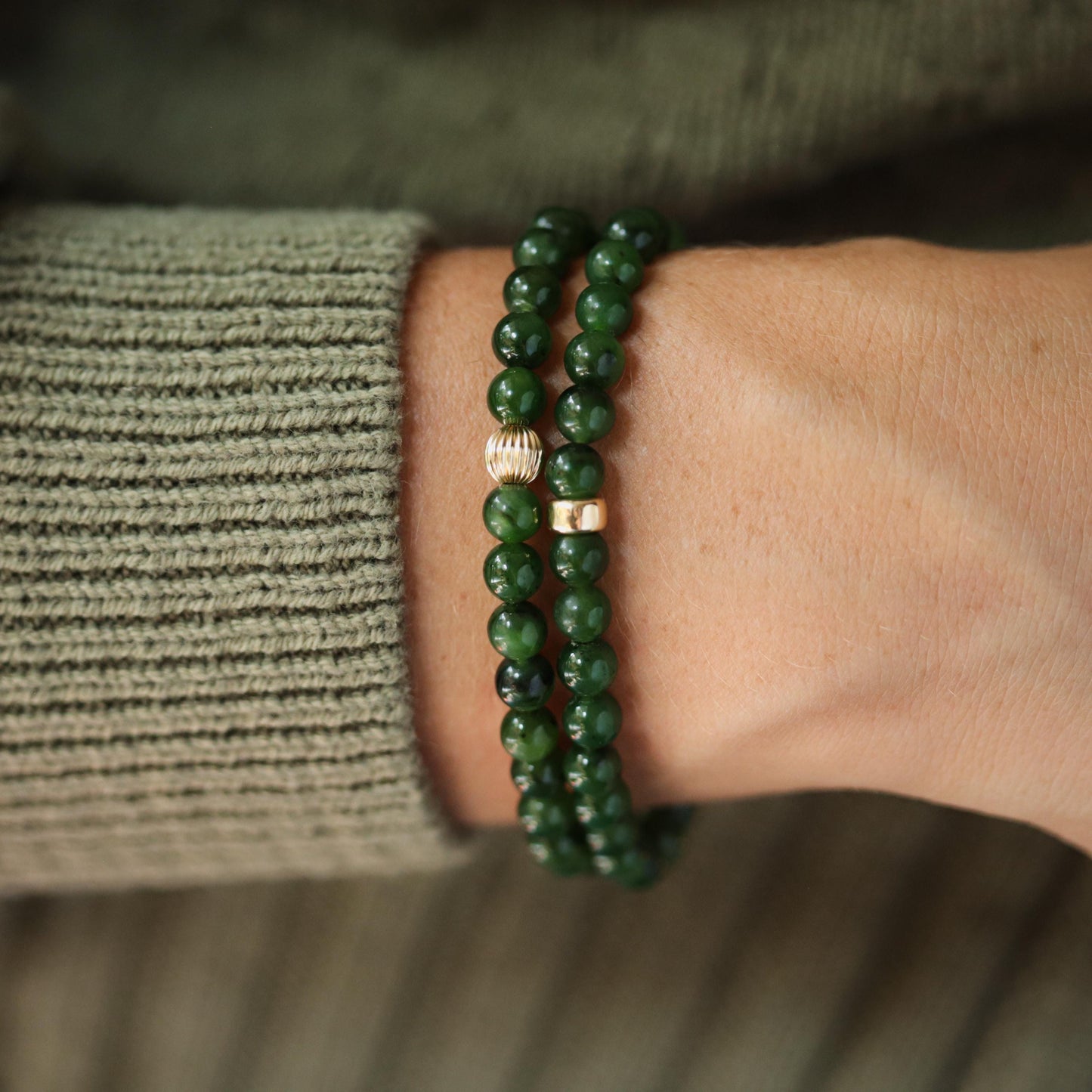 Canadian Jade 6mm - 14K