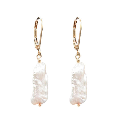 Keishi Pearl Earrings - 14K