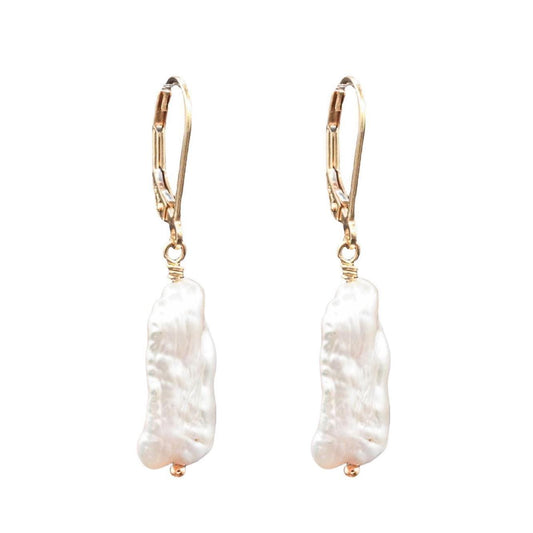 Keishi Pearl Earrings - 14K
