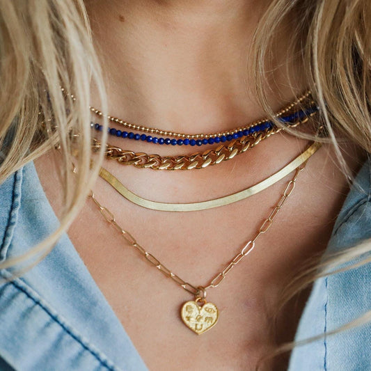 Lapis Lazuli Electric Blue - 14K