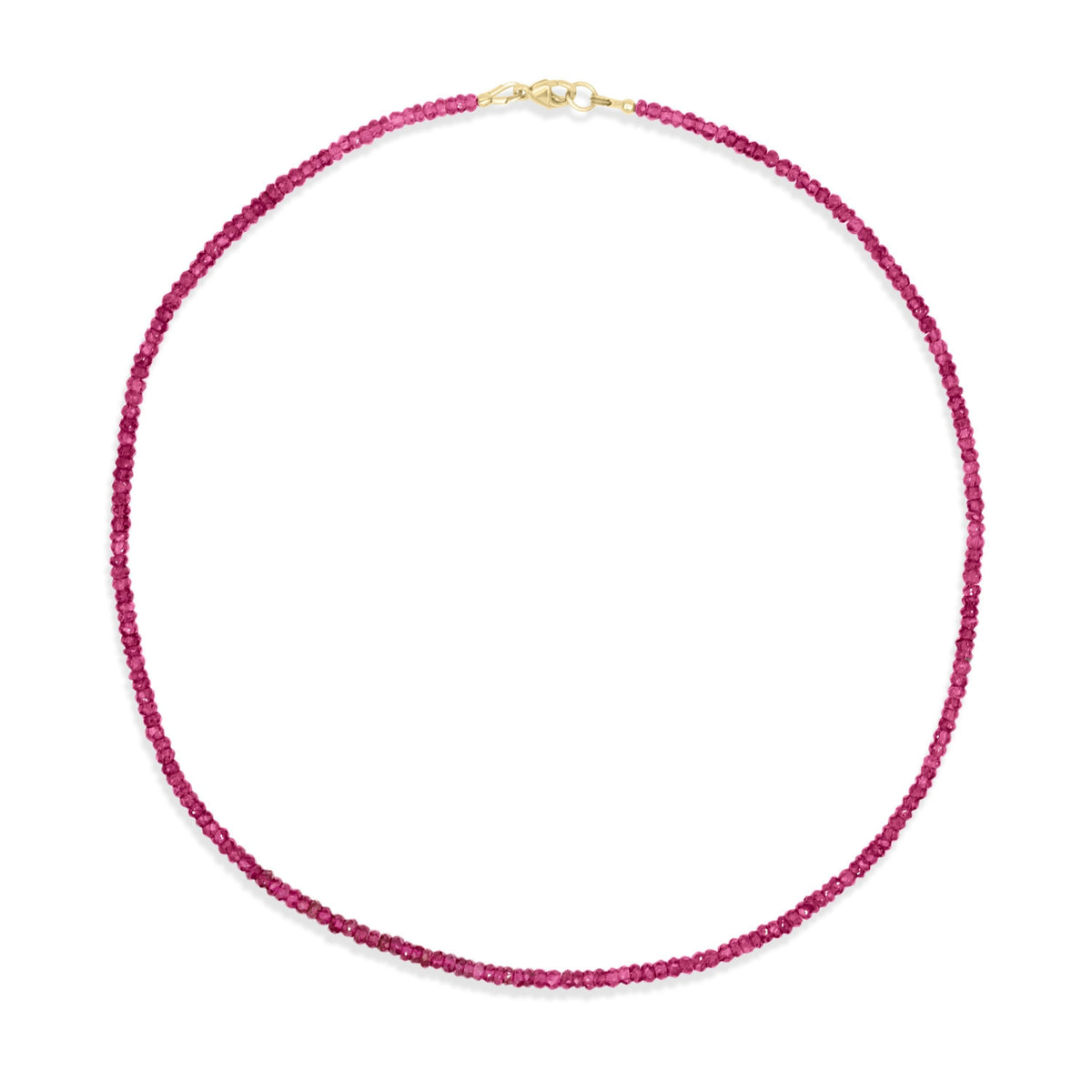Rubellite Tourmaline Necklace