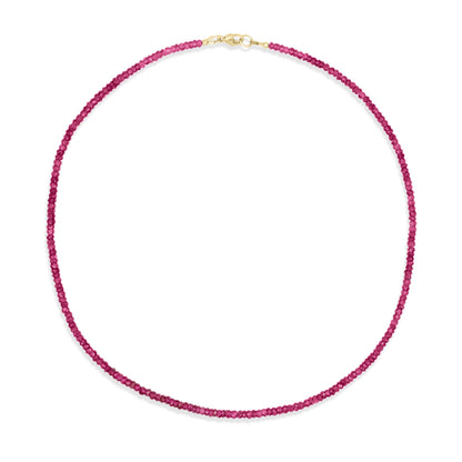 Rubellite Tourmaline Necklace