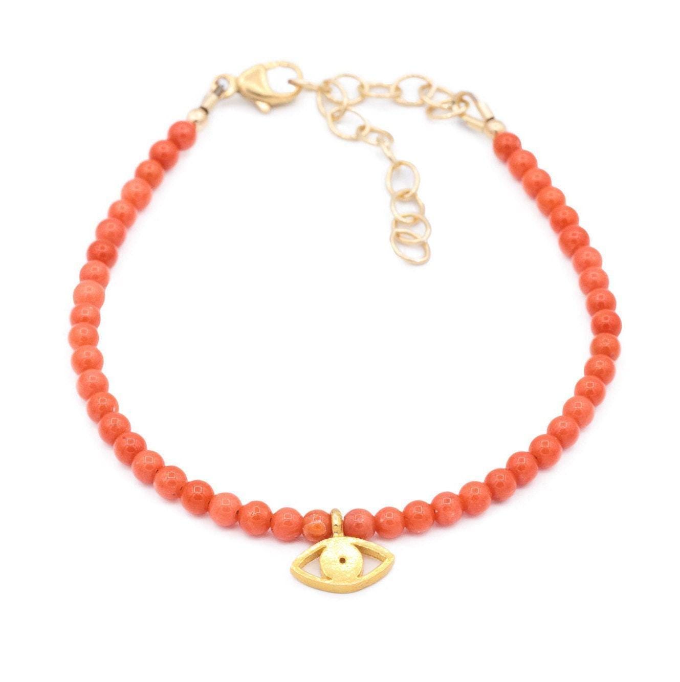 Coral evil eye