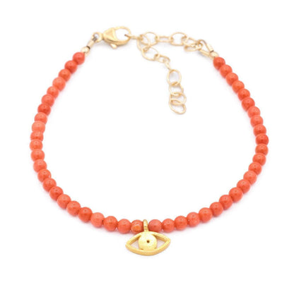 Coral evil eye