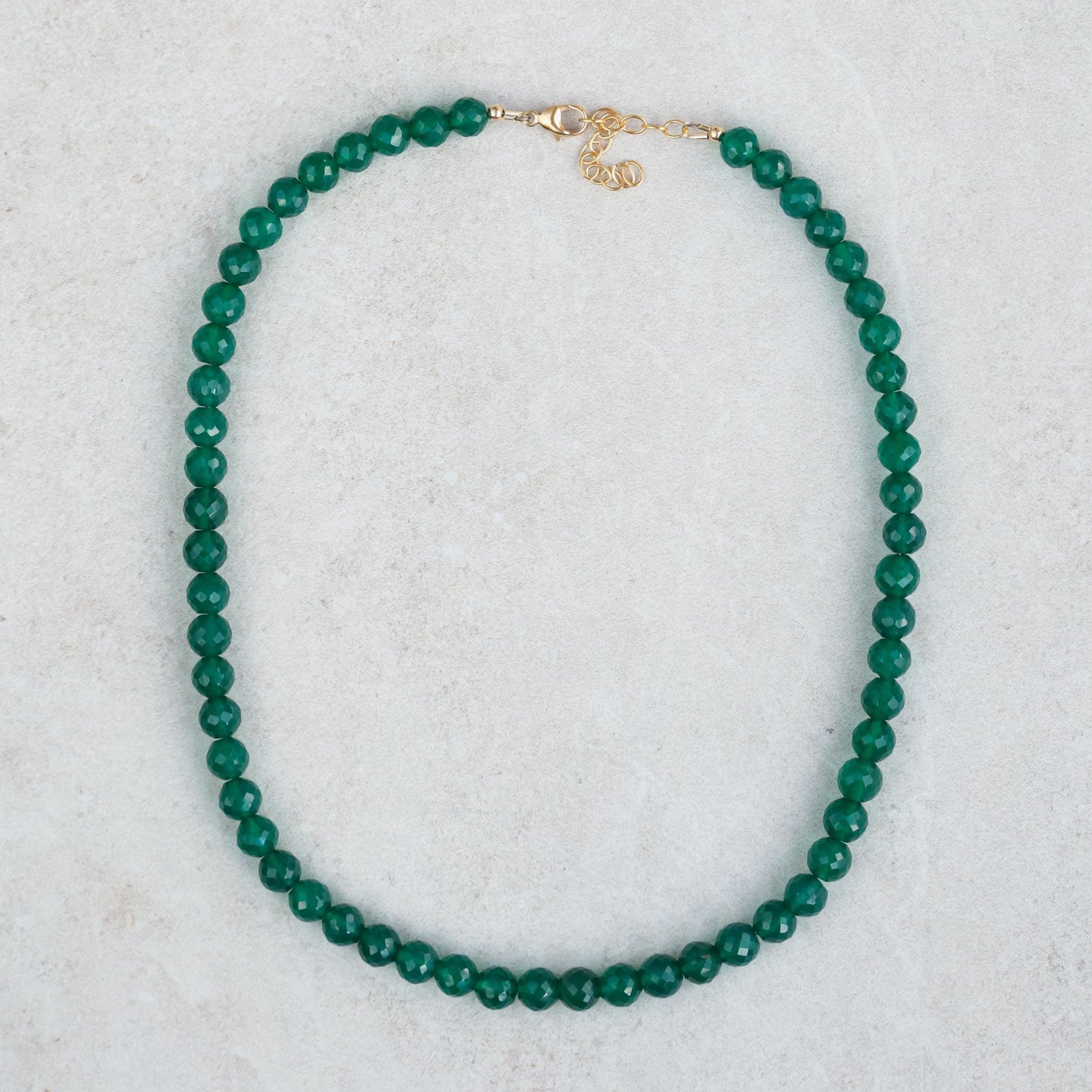 Green onyx necklace | green onyx necklace | green onyx gemstone [ENGM1517] | green onyx jewelry, natural green onyx necklace