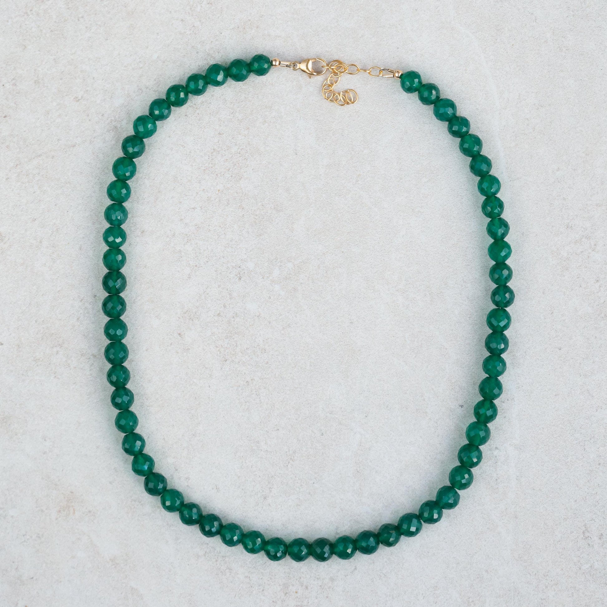 Green onyx necklace | green onyx necklace | green onyx gemstone [ENGM1517] | green onyx jewelry, natural green onyx necklace