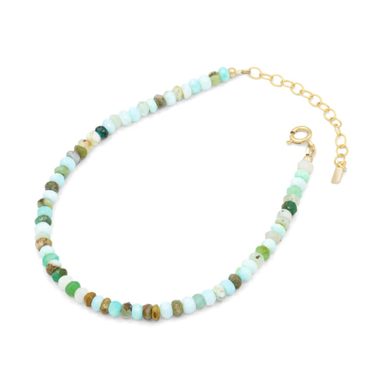 Peruvian Opal anklet