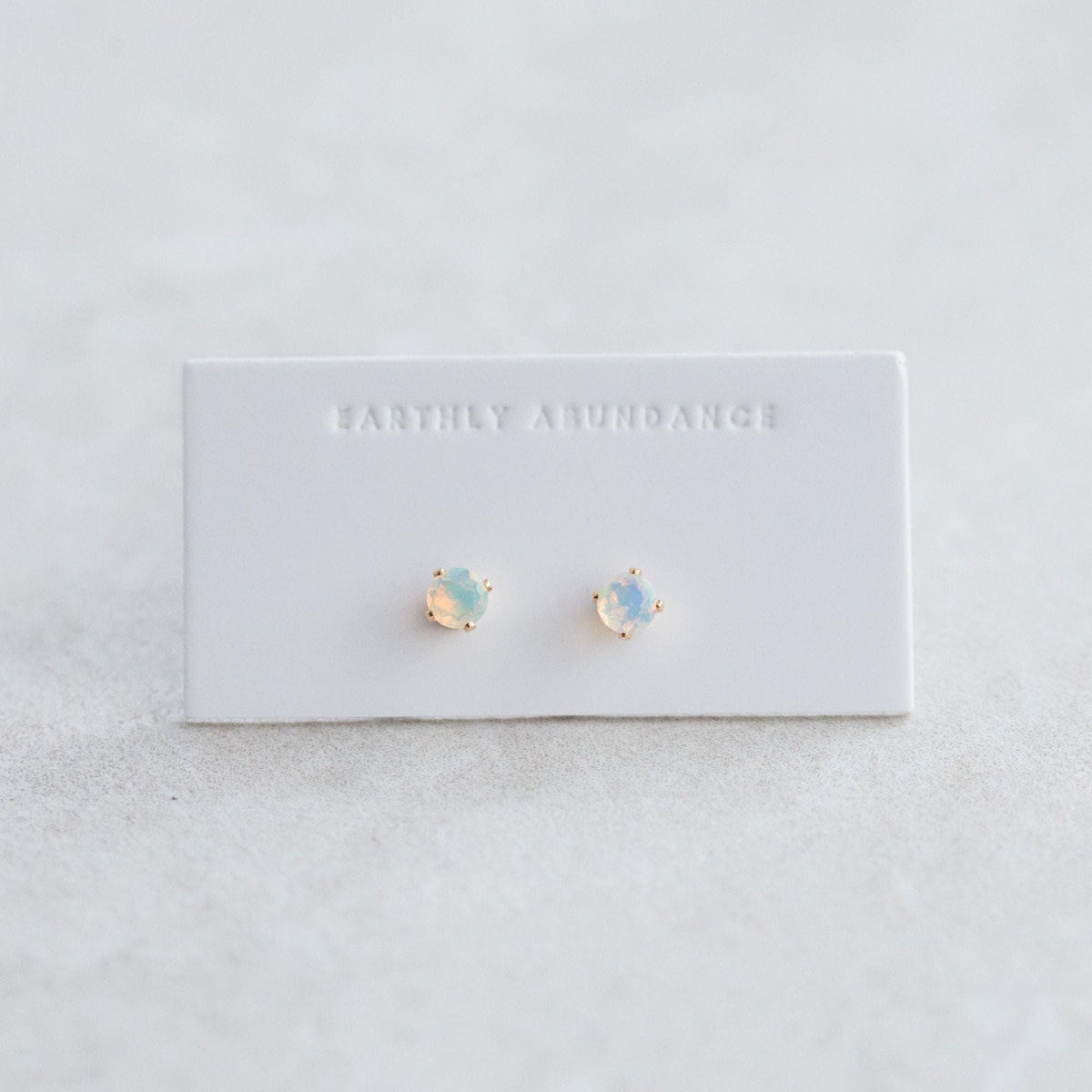 Ethiopian Opal Stud Earrings