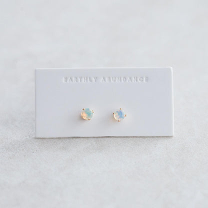 Ethiopian Opal Stud Earrings