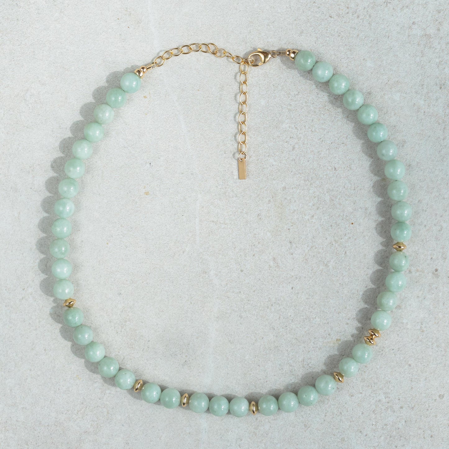 Jadeite Necklace | Beaded Jade gemstone necklace | Genuine jade necklace | [ENJP1728] green jade necklace |women's jade necklace | Jade