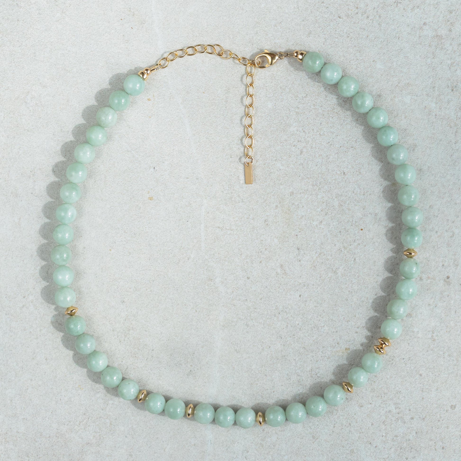 Jadeite Necklace | Beaded Jade gemstone necklace | Genuine jade necklace | [ENJP1728] green jade necklace |women's jade necklace | Jade