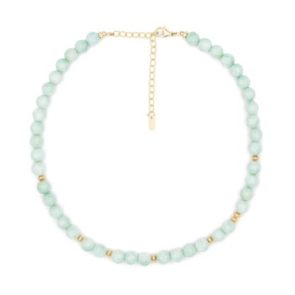 Jadeite Necklace | Beaded Jade gemstone necklace | Genuine jade necklace | [ENJP1728] green jade necklace |women's jade necklace | Jade