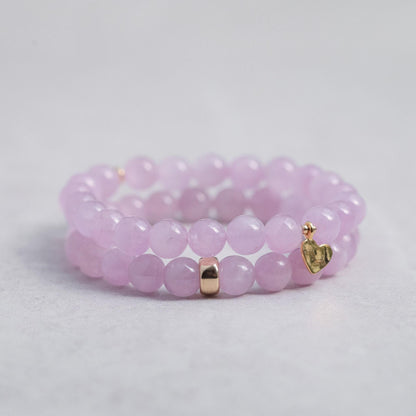 Kunzite Heart-Centered Power bracelet